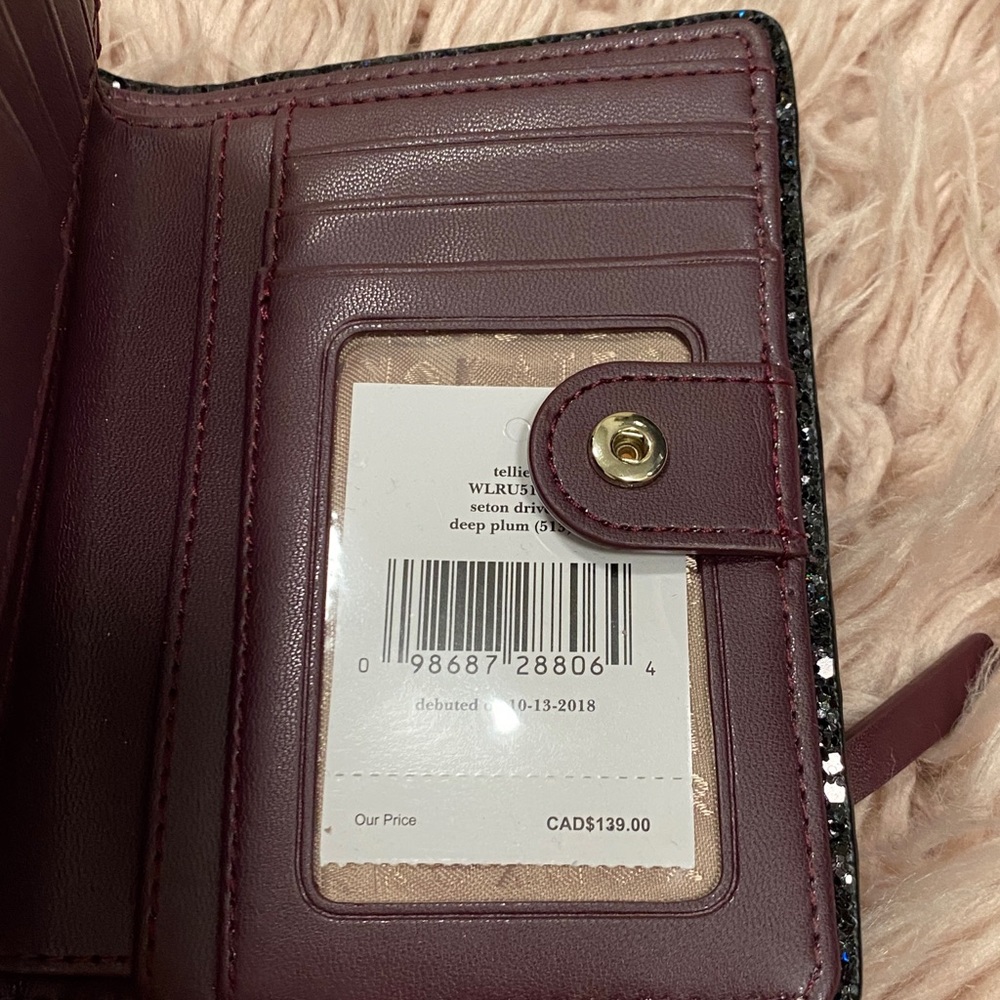 🆕✨ NEW KATE SPADE ♠️ WALLET WITH SPARKLE DETAIL - Picture 5 of 6